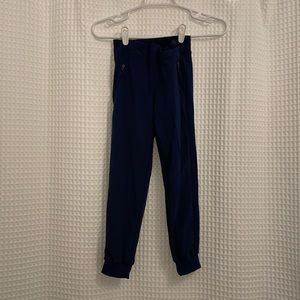 Athleta kids navy blue joggers size 7